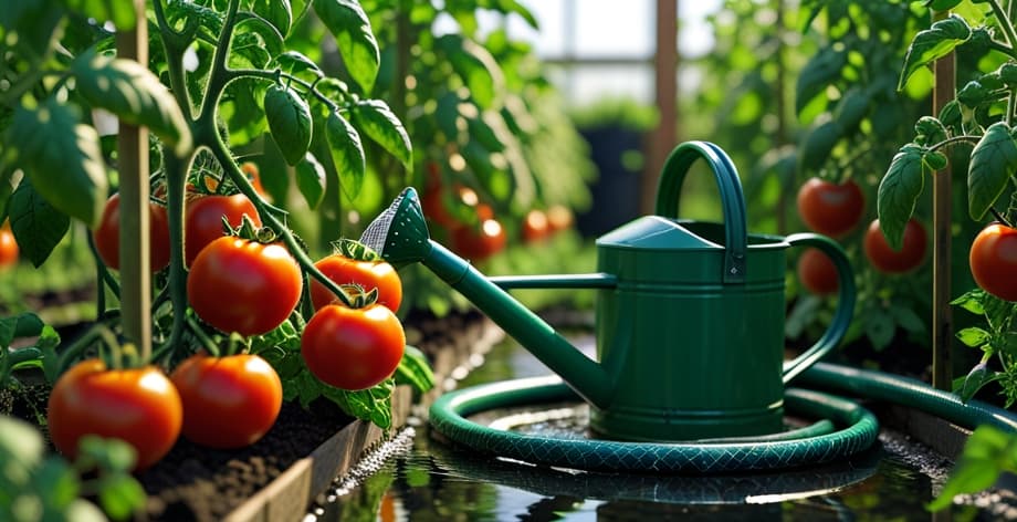 Cómo regar tomates en el huerto: guía completa