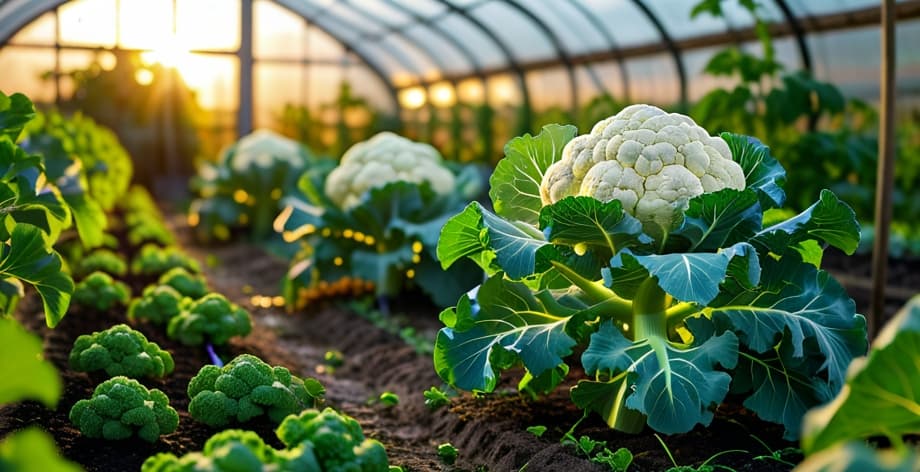 Cuánta luz necesita la coliflor: Guía completa