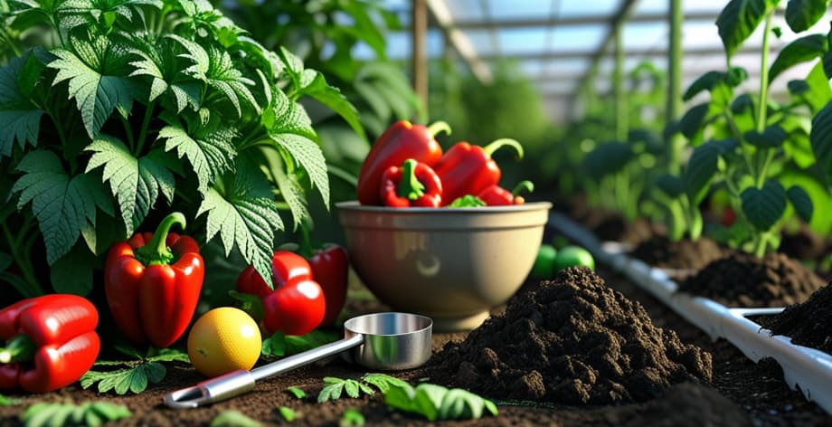 Fertilizar pimientos con ortiga: Guía completa y dosis